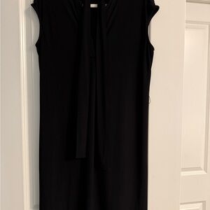 Jones New York Black Dress with Tie Detail